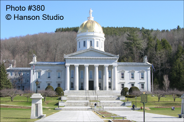Montpelier, VT - State Capitol - Spring